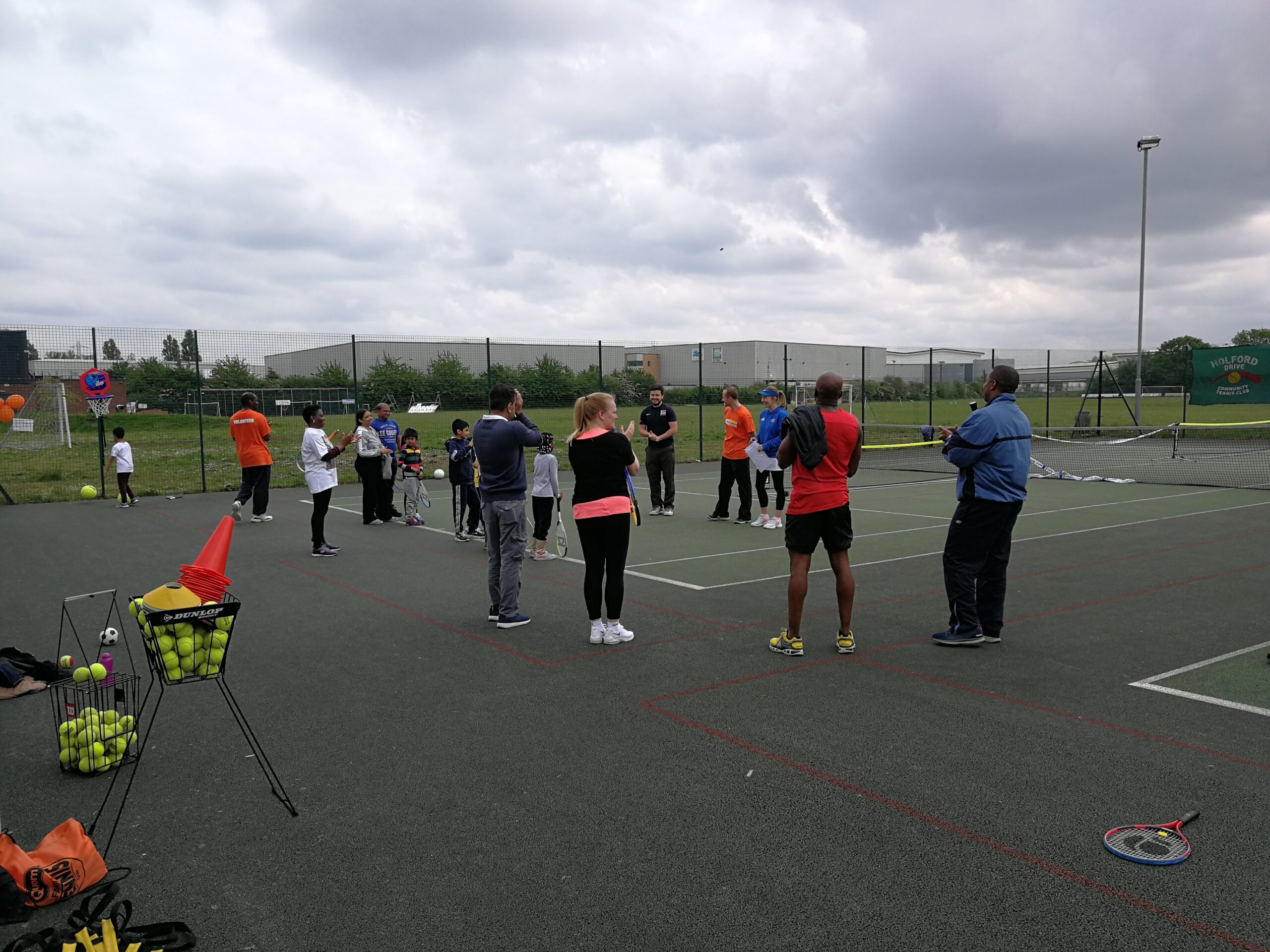 Outdoor training area